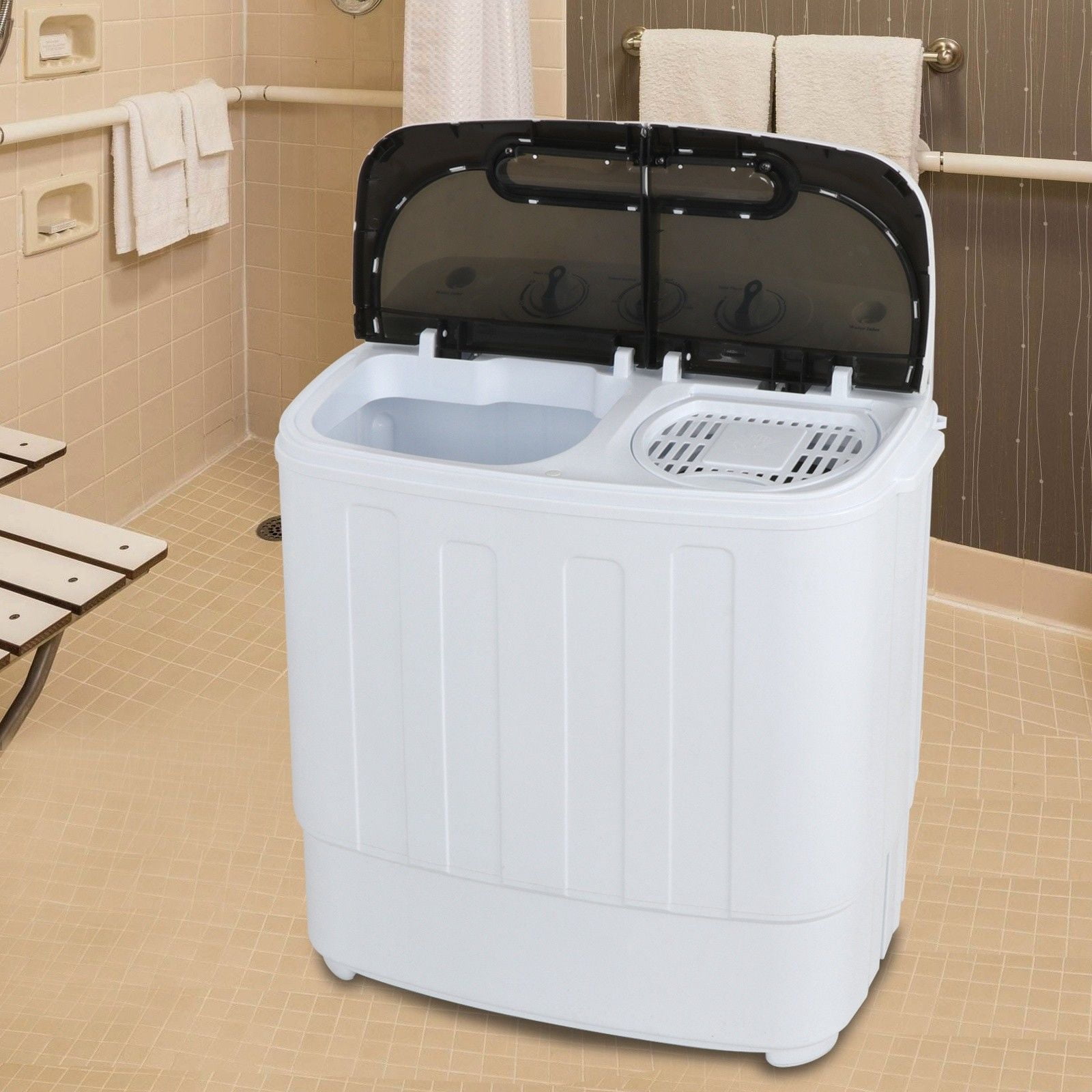 ZENY Mini Twin Tub Portable Washing Machine - 13lbs