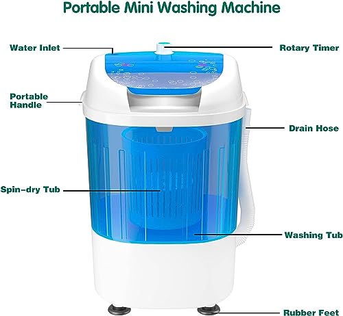 GiantexUK 2-in-1 Mini Washing Machine and Spin Dryer
