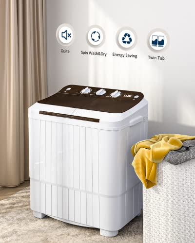 TABU Portable 2-in-1 Twin Tub Washer and Spinner