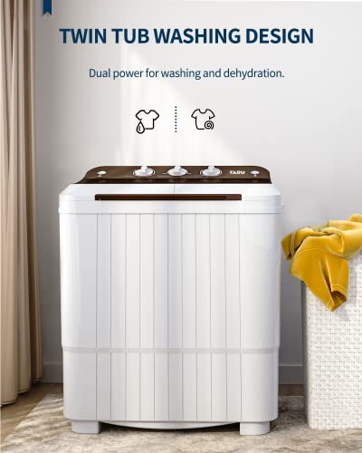 TABU Portable 2-in-1 Twin Tub Washer and Spinner