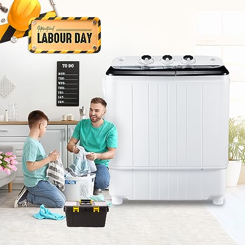Homguava Portable 2-in-1 Washer Dryer Combo