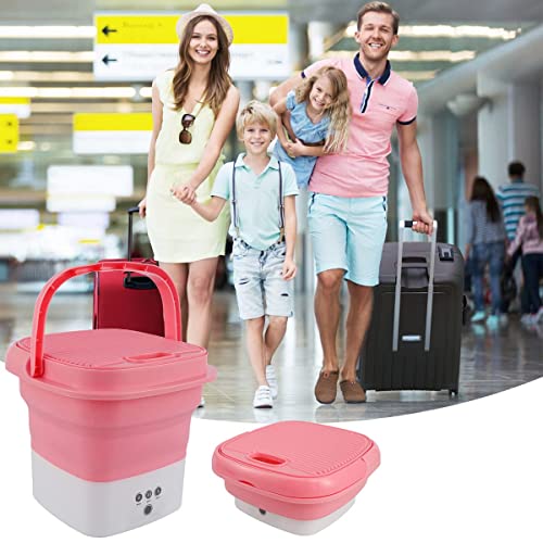 Compact Mini Washing Machine and Dryer Combo - Pink