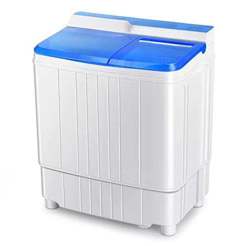 COSTWAY Portable Twin Tub Washing Machine & Dryer