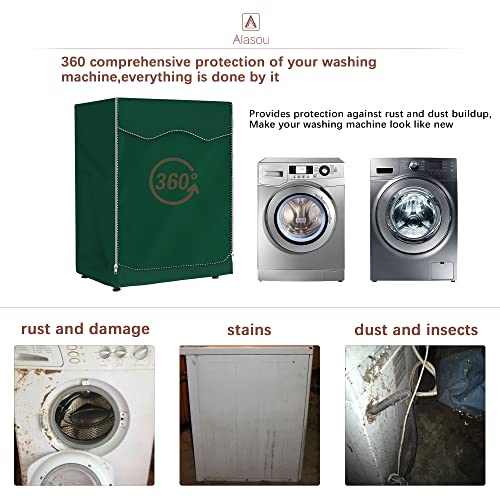 Alasou XL Outdoor Washing Machine Cover, Dark Green