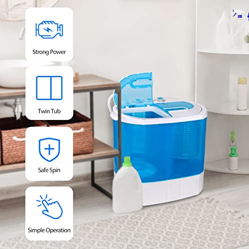 Compact Twin Tub Portable Washing Machine