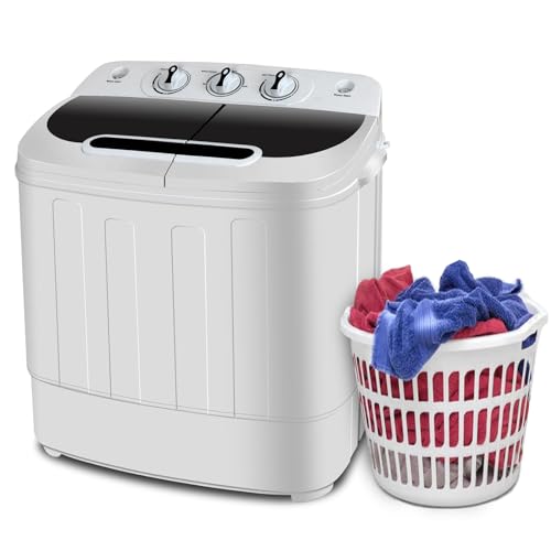 ZENSTYLE Compact Mini Twin Tub Washing Machine