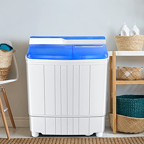 TANGZON Portable Twin Tub Washer and Spinner Combo