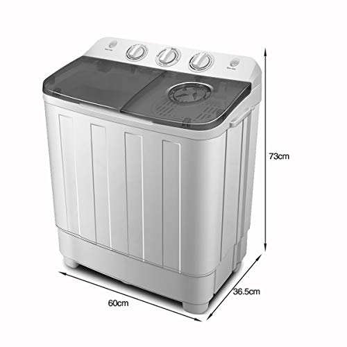 Portable Twin Tub Washing Machine & Spin Dryer