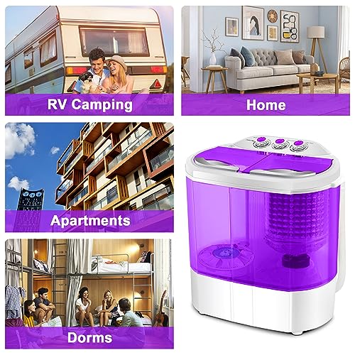 Mini Portable Electric Washer and Spin Dryer - 3.6KG