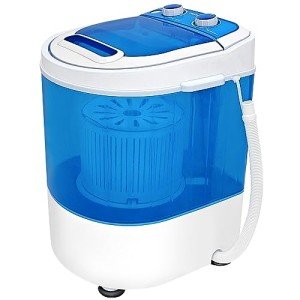 Display4top Portable Mini Washing Machine with Spin Cycle