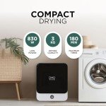 DMD® 3kg Compact Vented Mini Tumble Dryer