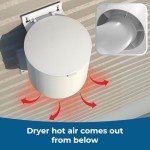 RAEFLOW 4-Inch UV-Resistant Dryer Vent Cover