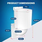 RAEFLOW 4-Inch UV-Resistant Dryer Vent Cover