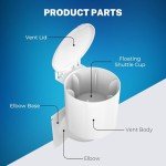 RAEFLOW 4-Inch UV-Resistant Dryer Vent Cover