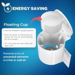 RAEFLOW 4-Inch UV-Resistant Dryer Vent Cover