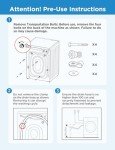 COMFEE' 6KG Ultra Slim Freestanding Washing Machine