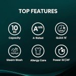 Hisense 10 KG Front Load Washing Machine - White