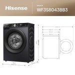 Hisense 8 KG WiFi Front Load Washing Machine