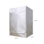 Waterproof Front Loading Washing Machine Cover - Silver