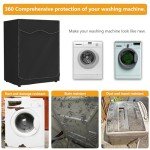 Waterproof Front Loader Washing Machine Cover 60cm
