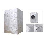 Waterproof Front Loading Washing Machine Cover - Silver