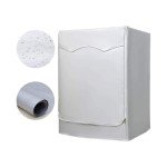 Waterproof Front Loading Washing Machine Cover - Silver