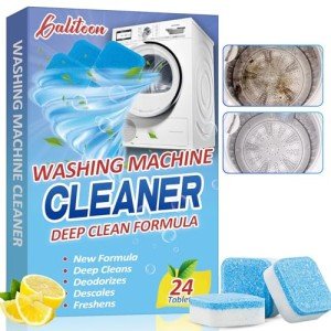Deep Clean Washing Machine Tablets - 24 Pack