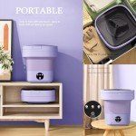 Compact 8L Portable Mini Washing Machine for Apartments