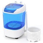 COSTWAY 2 in 1 Mini Portable Washing Machine