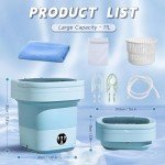 Compact Portable Mini Washing Machine with Spin Dryer