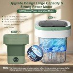 Compact 12L Portable Mini Washing Machine with Spin Basket