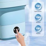 Compact Portable Mini Washing Machine with Spin Dryer