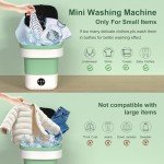 Compact 12L Portable Mini Washing Machine with Spin Basket