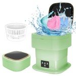 Compact 2-in-1 Mini Washing Machine and Dryer