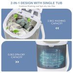 GiantexUK 2-in-1 Portable Mini Washing Machine