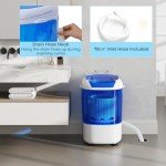 COSTWAY 2 in 1 Mini Portable Washing Machine