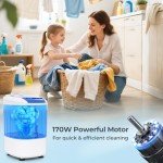 COSTWAY 2 in 1 Mini Portable Washing Machine