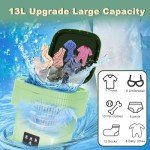 Compact 2-in-1 Mini Washing Machine and Dryer