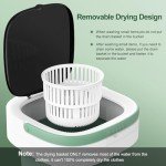 Compact 12L Portable Mini Washing Machine with Spin Basket