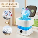 Portable 11L Travel Washing Machine with Spin Dryer