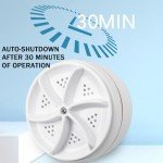 Compact USB Washing Machine for Travel and Home