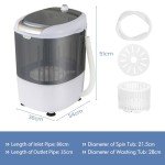 GiantexUK 2-in-1 Portable Mini Washing Machine