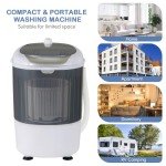 GiantexUK 2-in-1 Portable Mini Washing Machine