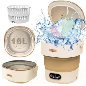 Compact 16L Portable Washing Machine and Spin Dryer