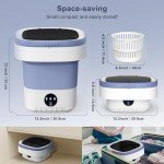 12L Portable Mini Washing Machine with Spin Basket