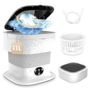 Mini Portable Washing Machine with Spin Dryer, 11L