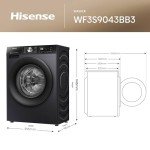 Hisense 9kg Washing Machine with Steam Functions