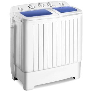 COSTWAY 8kg Portable Twin Tub Washing Machine