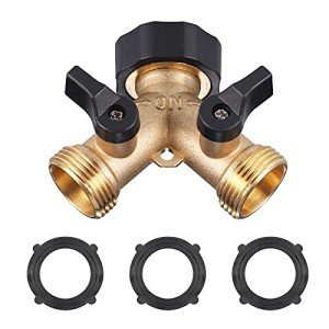 Zocipro 2 Way Brass Y-Splitter for Washing Machines