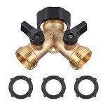 Zocipro 2 Way Brass Y-Splitter for Washing Machines